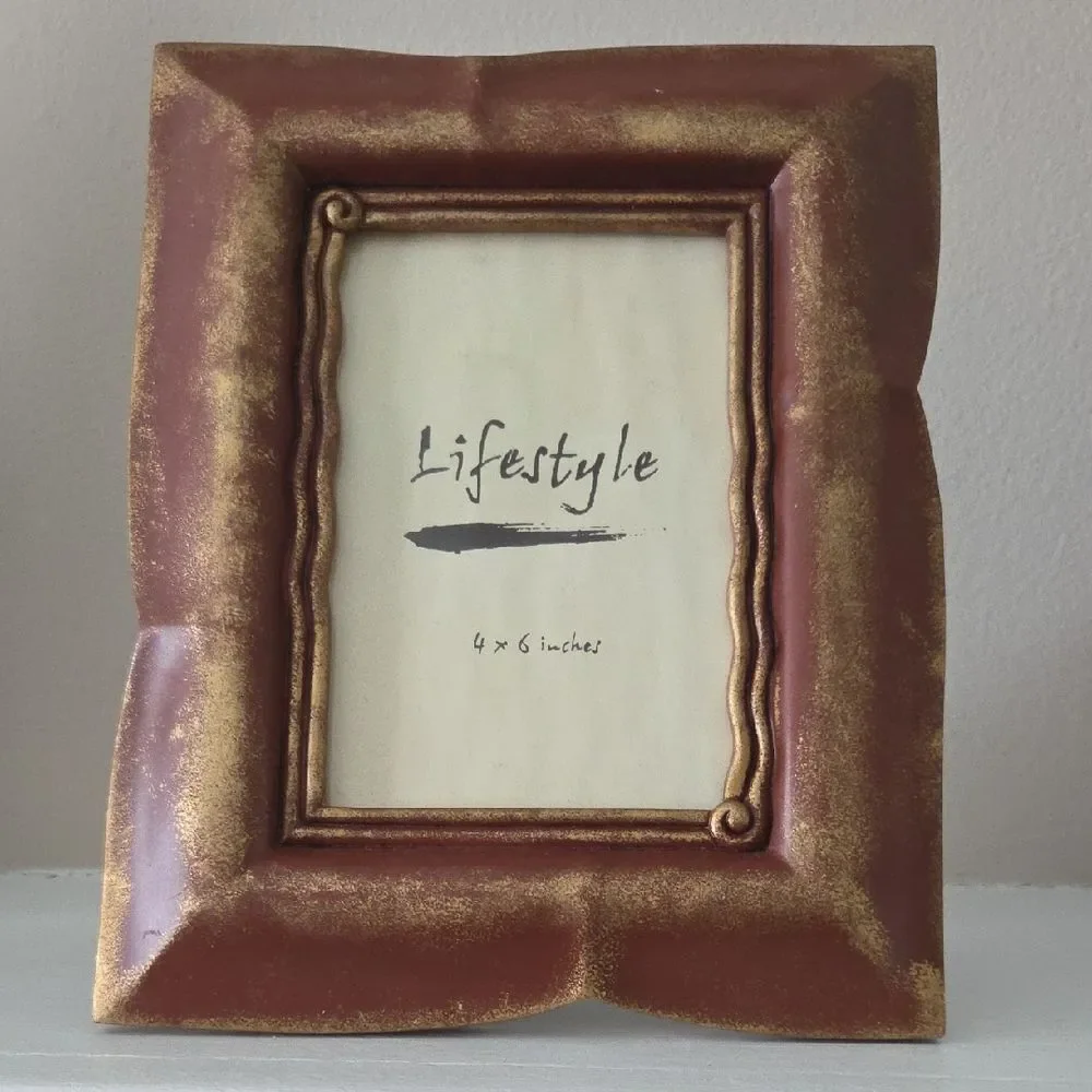 Brown and Gold Picture Frame
